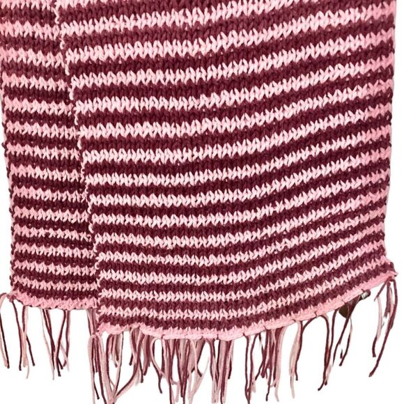 Handmade Accessories - HANDMADE BIG AND WIDE CROCHET WINTER BLANKET SCARF! Color is “Cotton Candy Dream